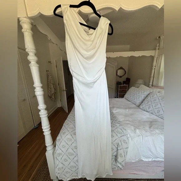 SNDYS. White Maxi Dress Bridal - Picture 2 of 6